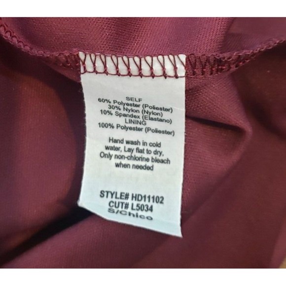 Vtg 90s Y2K Velvet Floral A-line Skater Dress Sleeveless Grunge Boho Maroon Sz S - Picture 7 of 8